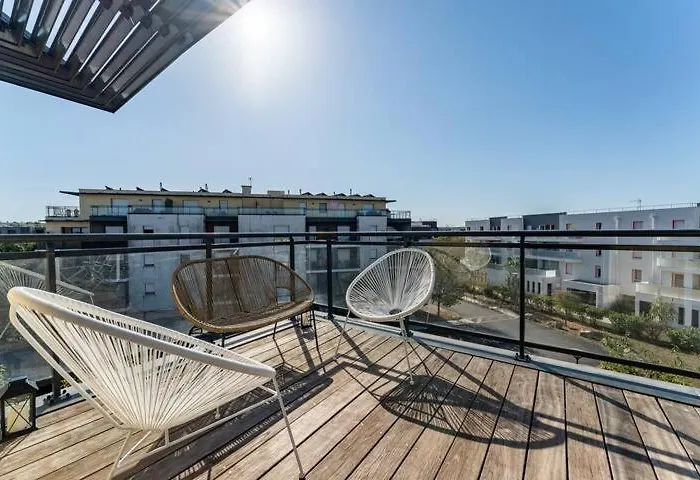 Daire Bordeaux 2 Pieces - 2 Terrasses